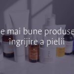 Assortment of skincare products on a marble table, including cleansers, moisturizers, serums, and sunscreen, natural daylight, clean aesthetic.