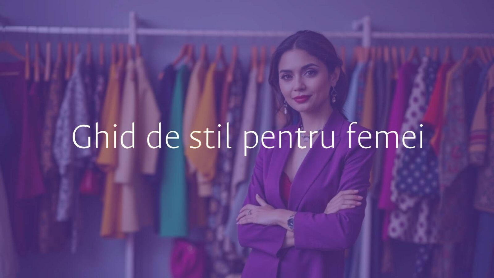 Stylish confident woman, diverse wardrobe backdrop, modern and elegant fashion, vibrant colors, professional photography style.