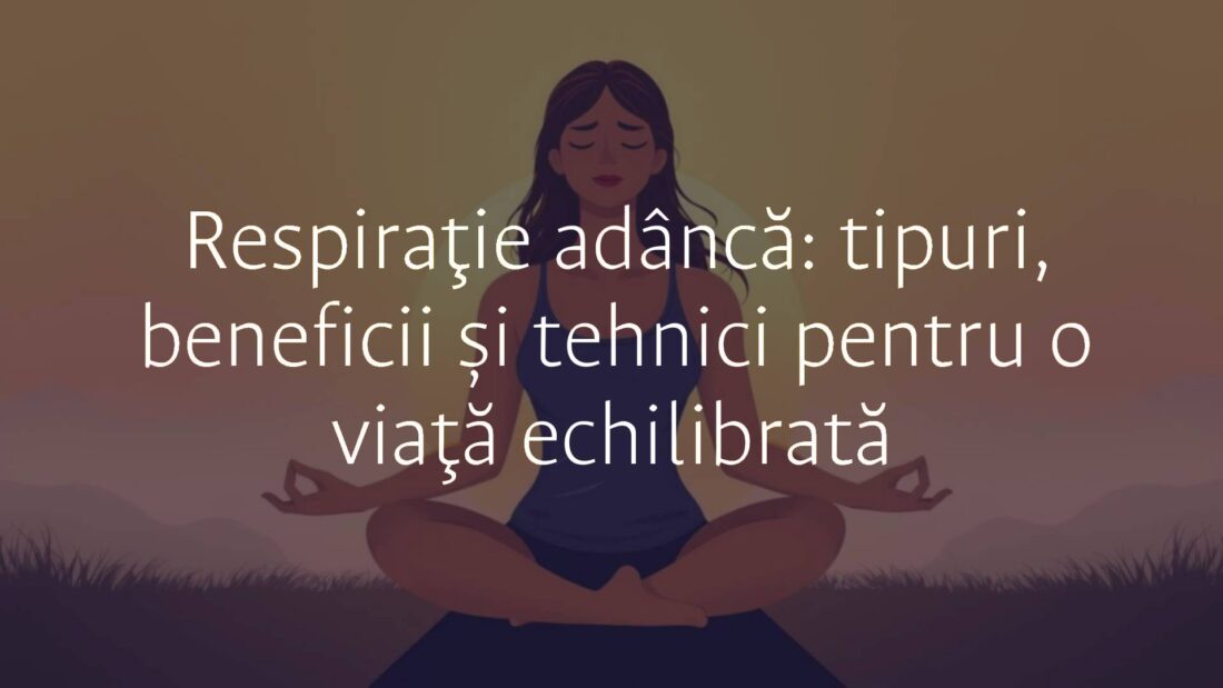 A serene woman practicing deep breathing, sitting in lotus pose, golden sunrise background, peaceful atmosphere, soft focus, illustrative style.