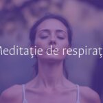 A peaceful woman meditating with closed eyes, focusing on her breath, soft lighting, nature background, serene and calming atmosphere, realistic.