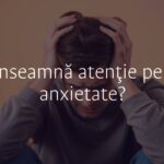 A person sitting in a quiet room, hands on their head, showing stress and anxiety, soft blurred background, warm lighting, realistic.