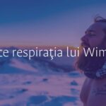 Wim Hof standing on a snowy mountain, deep breathing, serene expression, cold environment, sunrise in the background, realistic, inspirational vibe