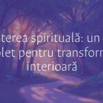 A serene path through a lush forest during golden hour, symbolizing spiritual growth, with soft glowing light filtering through the trees, peaceful and reflective mood, illustrative style.