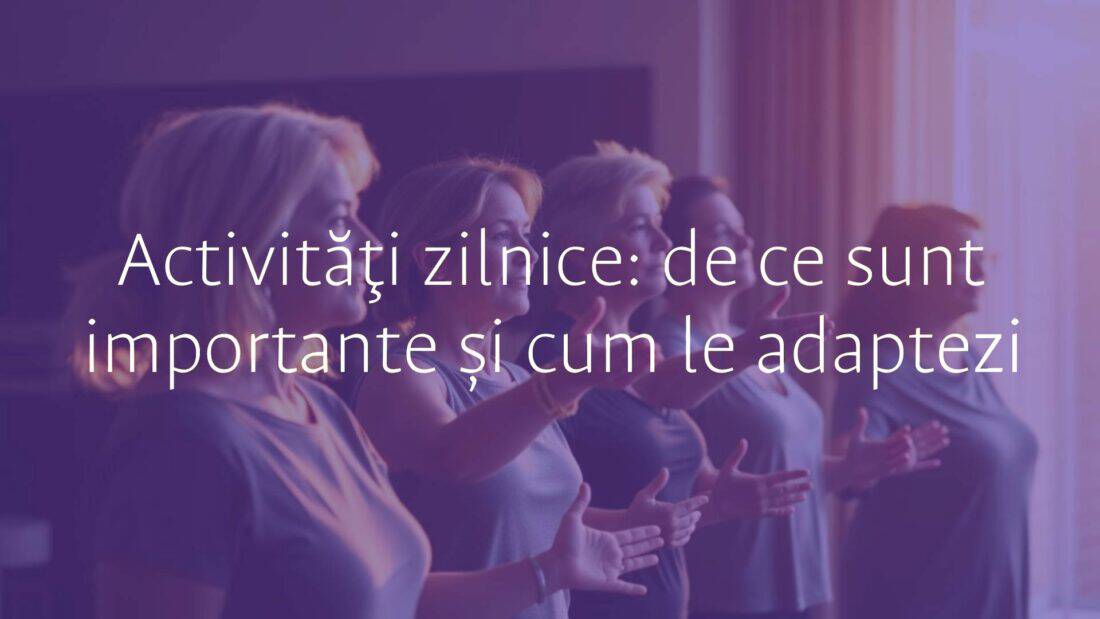 A diverse group of people engaged in daily activities, morning routine, realistic, warm lighting, organized and balanced atmosphere.
